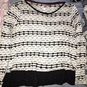 🦋 Womens Long Sleeve Striped Shirt 🦋